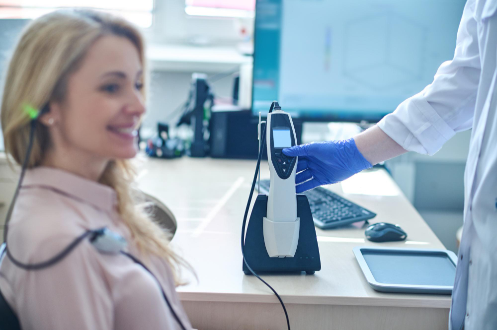 woman-having-hearing-check-training