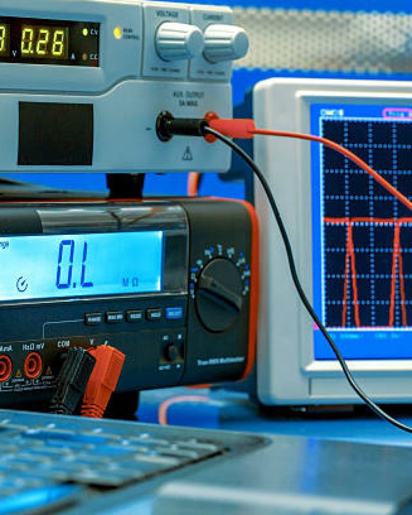 electronic measuring instruments in hitech computer laboratory